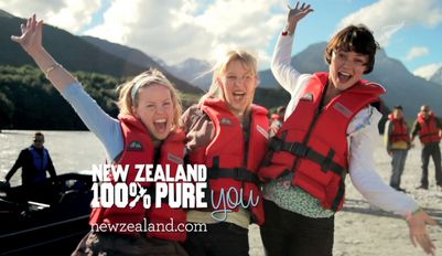 新西兰旅游局启用“100%纯净的你”全新营销口号